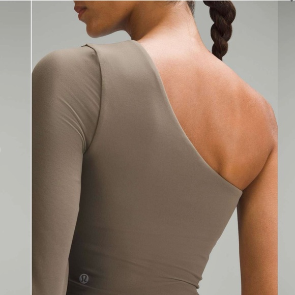 BNWT Lululemon Align Asymmetrical LS - Size 10 - Nomad Color - Picture 3 of 5